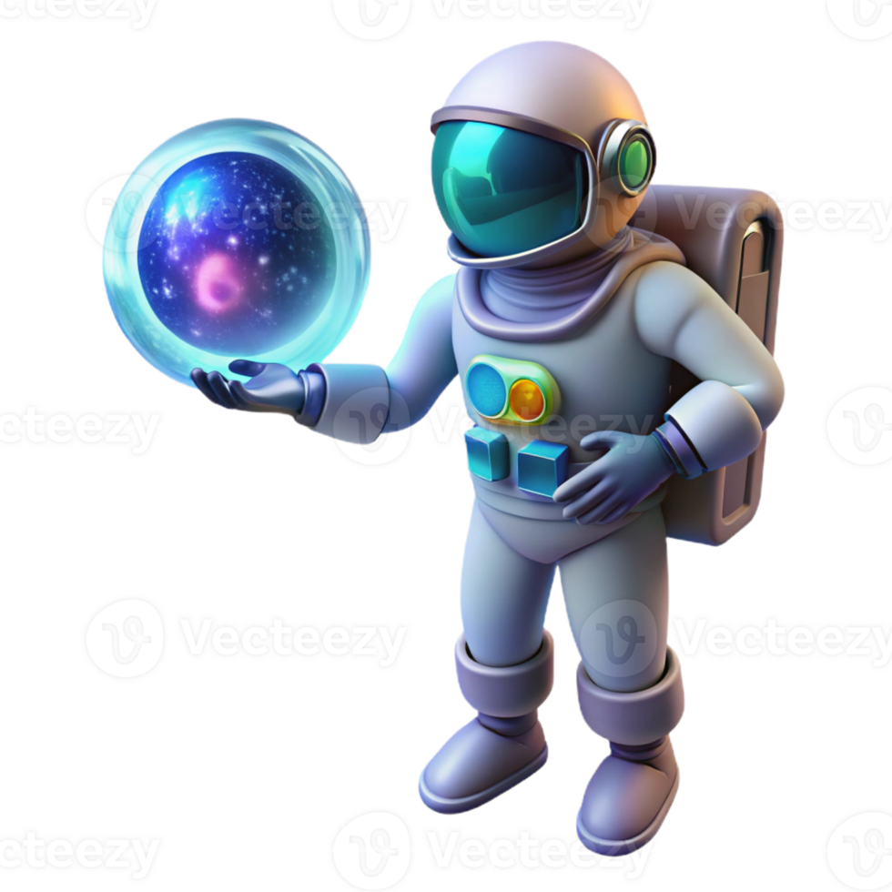 stunning rustic A lone astronaut using a holographic interface in deep space, nebulae providing soft background glow, science fiction style authentic png