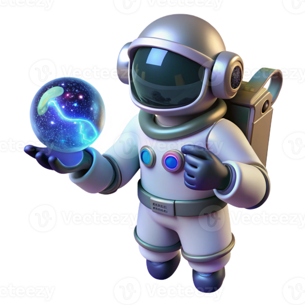 serene vintage A lone astronaut using a holographic interface in deep space, nebulae providing soft background glow, science fiction style detailed png