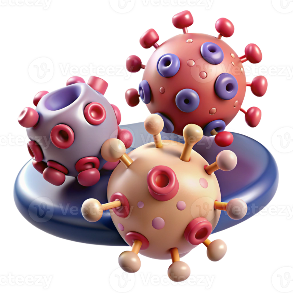 vibrant rustic A group of nanobots repairing damaged tissue, microscopic view, scientific illustration style 4K png