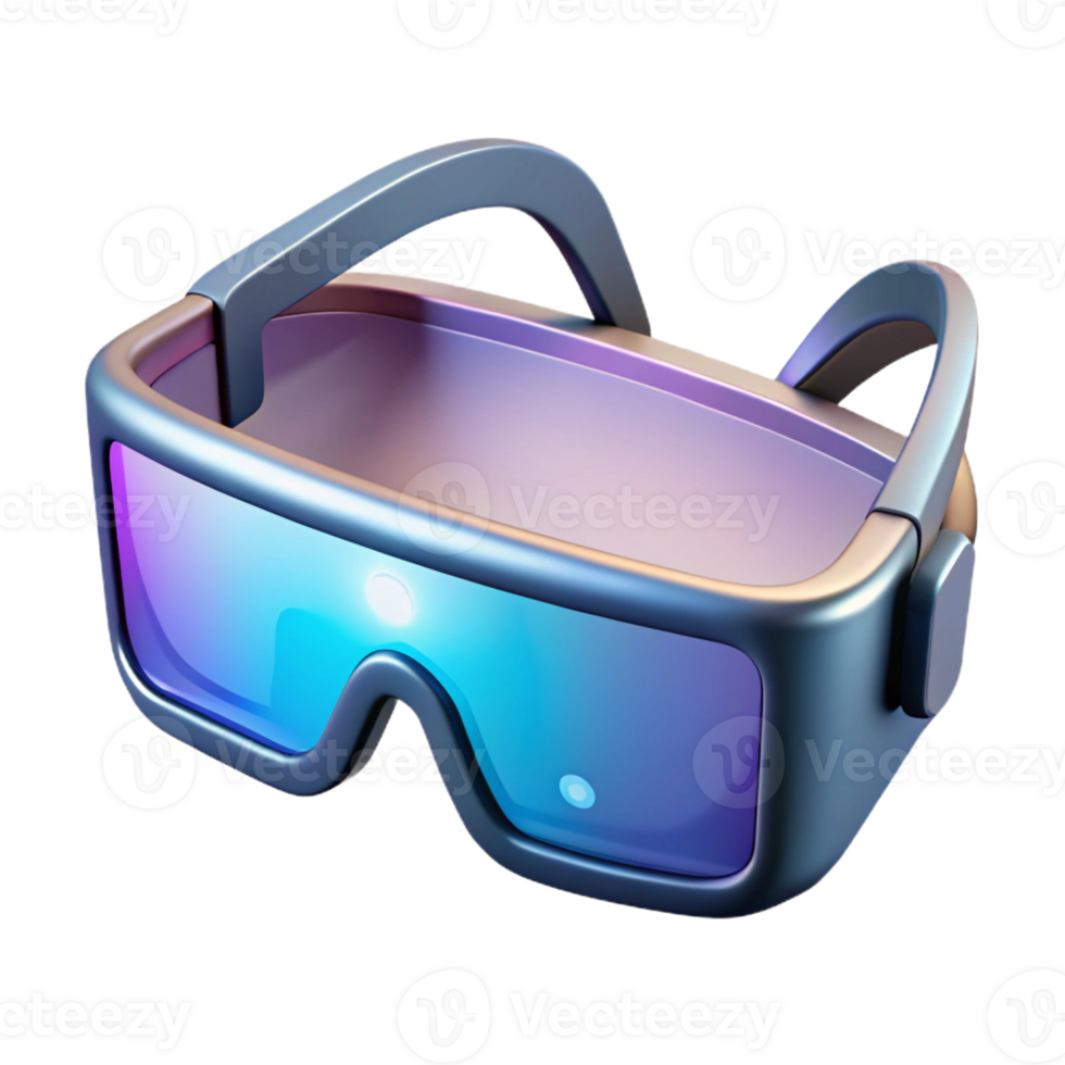 wonderful artistic A pair of augmented reality glasses displaying a virtual interface, sleek design, soft lighting, product design style detailed png