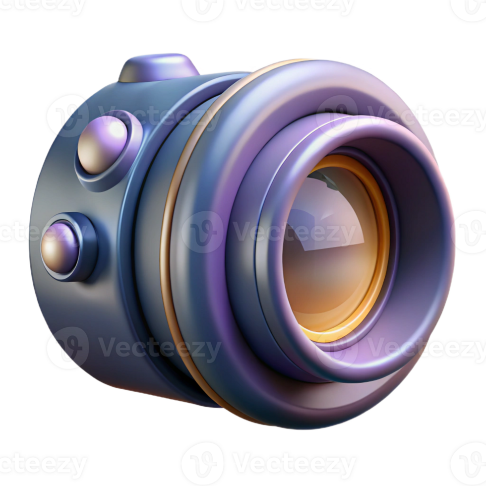 serene modern A close-up of a futuristic camera lens, intricate details, soft lighting, product design style high quality png