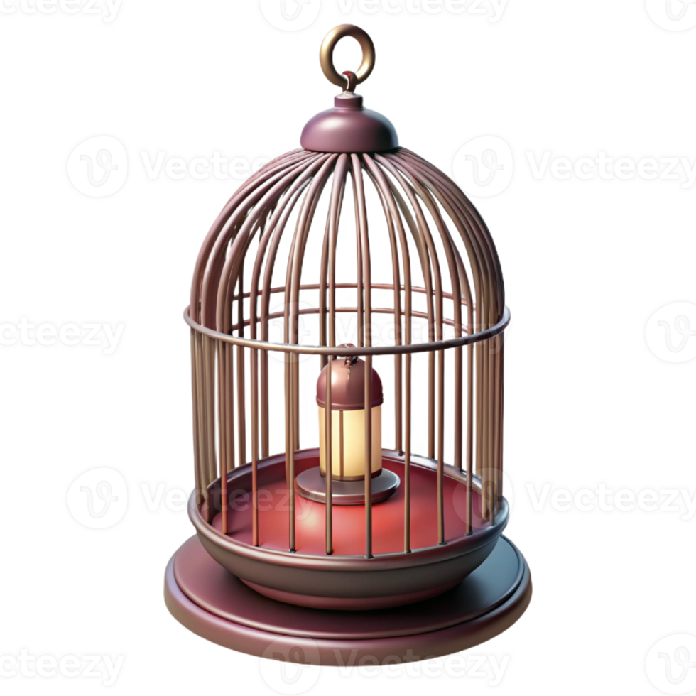 beautiful vintage A vintage birdcage with an open door, soft diffused lighting, vintage romantic style high resolution png