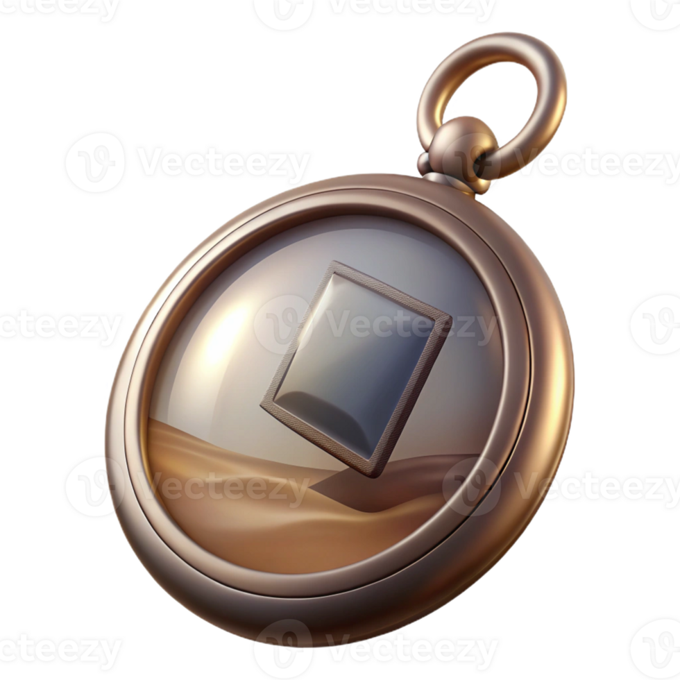 vibrant modern A vintage locket with a faded photograph inside, soft diffused lighting, sentimental style high quality png
