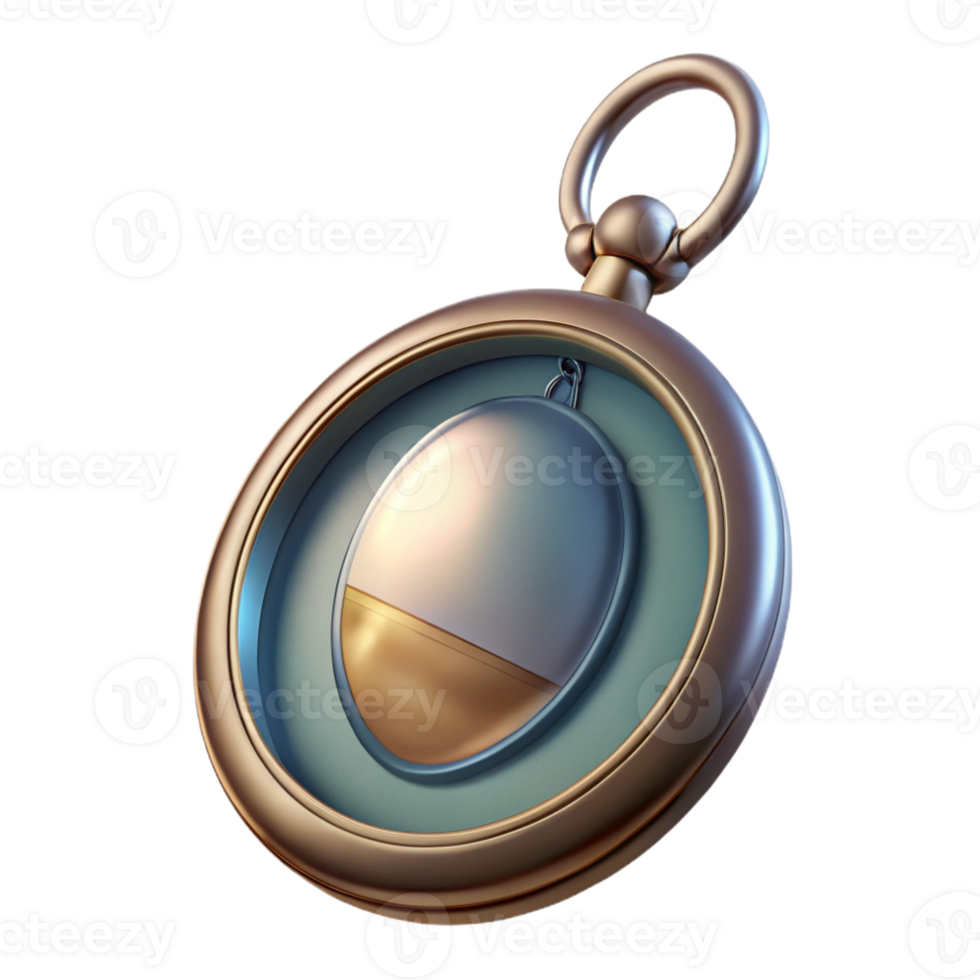 impressive creative A vintage locket with a faded photograph inside, soft diffused lighting, sentimental style premium png