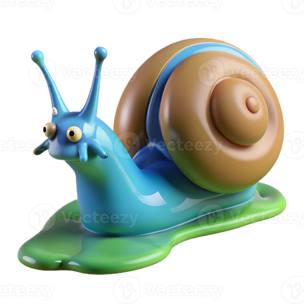 serene classic A snail leaving a trail of slime, macro photography, natural lighting original png