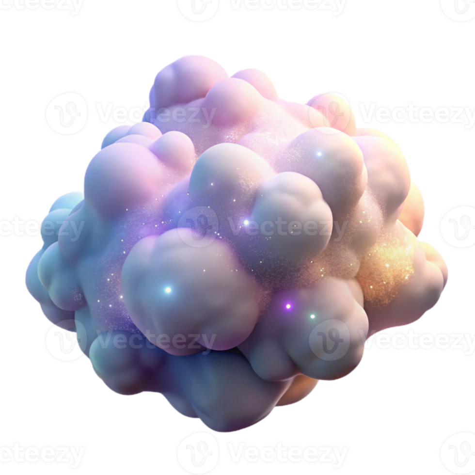stunning traditional An ethereal cloud of glowing particles, swirling and drifting, resembling a celestial nebula, with soft pastel colors. Impressionism style with a dreamlike atmosphere high quality png