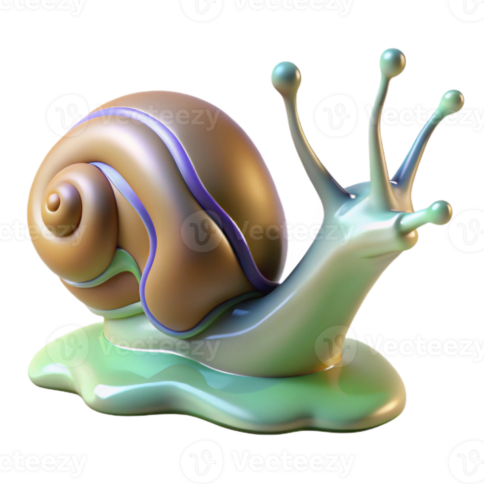 extraordinary minimalist A snail leaving a trail of slime, macro photography, natural lighting professional png