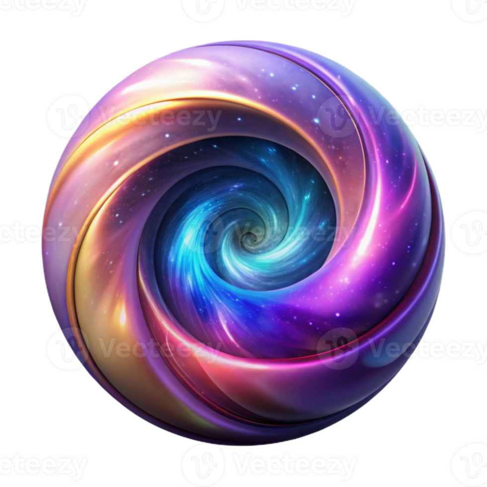 elegant abstract Portrait of a swirling nebula with vibrant colors, cosmic lighting, space art style genuine png
