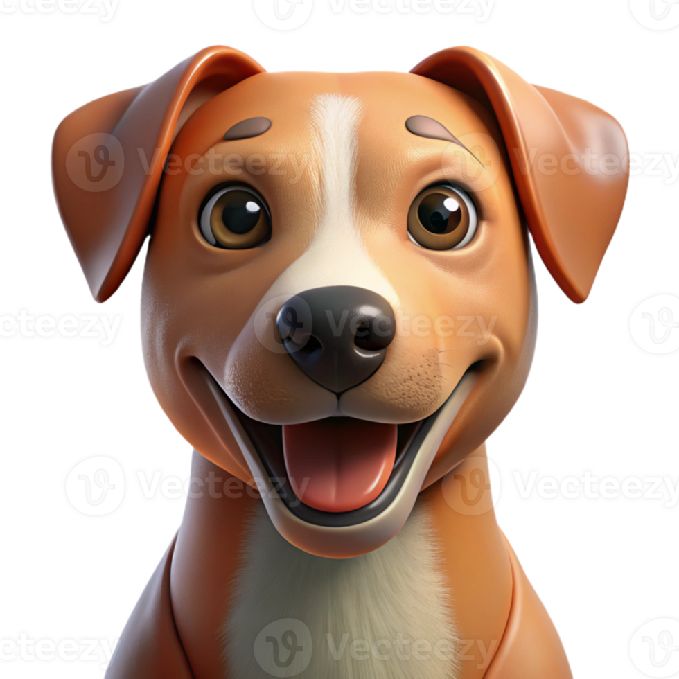 extraordinary rustic Portrait of a loyal dog with floppy ears and a happy expression, bright outdoor light, pet photography style authentic png