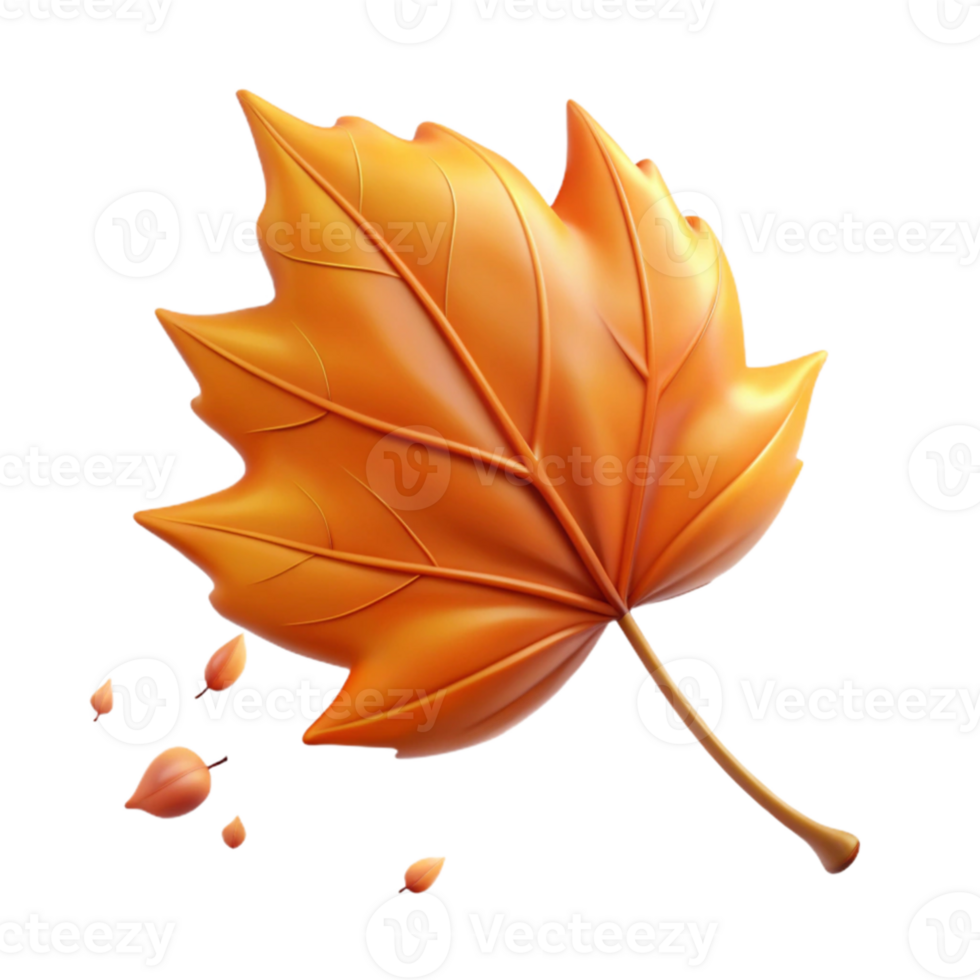wonderful contemporary A single leaf falling from a tree, autumn colors, motion blur, realistic style high resolution png
