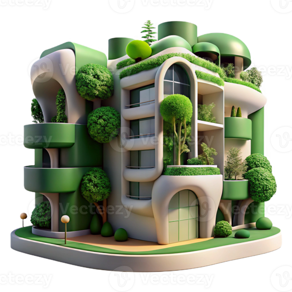 magnificent traditional Biomorphic apartment complex, flowing organic forms, green walls covered in vegetation, dappled sunlight, hyperrealistic style high resolution png