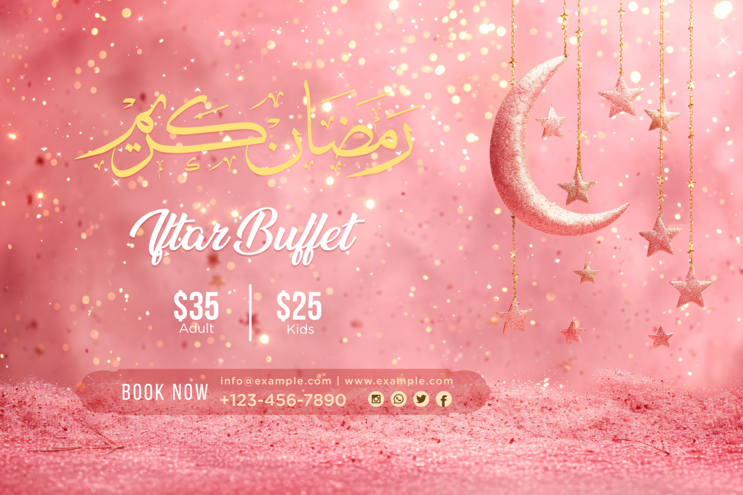 Ramadan Iftar Buffet Banner Design Celebrate Ramadan with elegance using our Ramadan Kareem psd