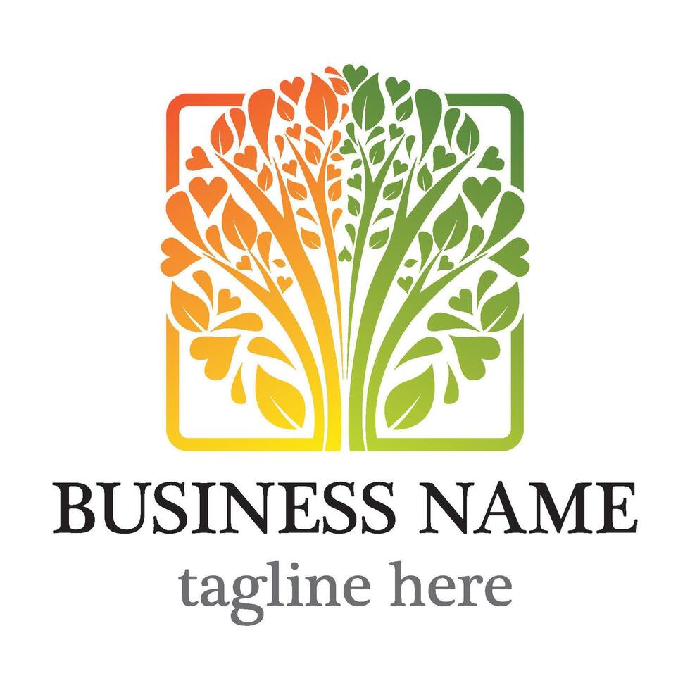 Tree logo logo design vector