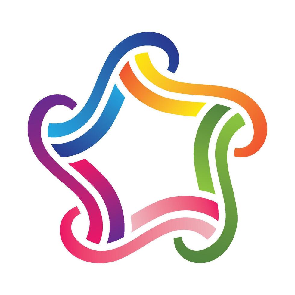 Star logo icon design vector