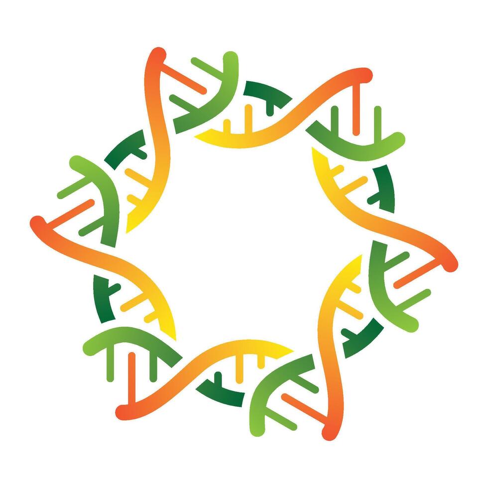 Spiral DNA Helix vector