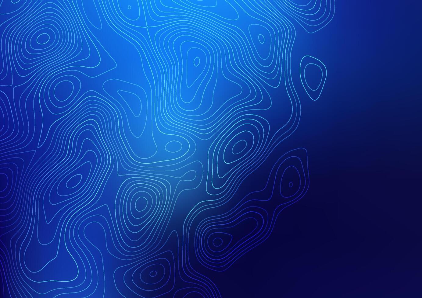 Abstract background with a gradient blue topography design vector