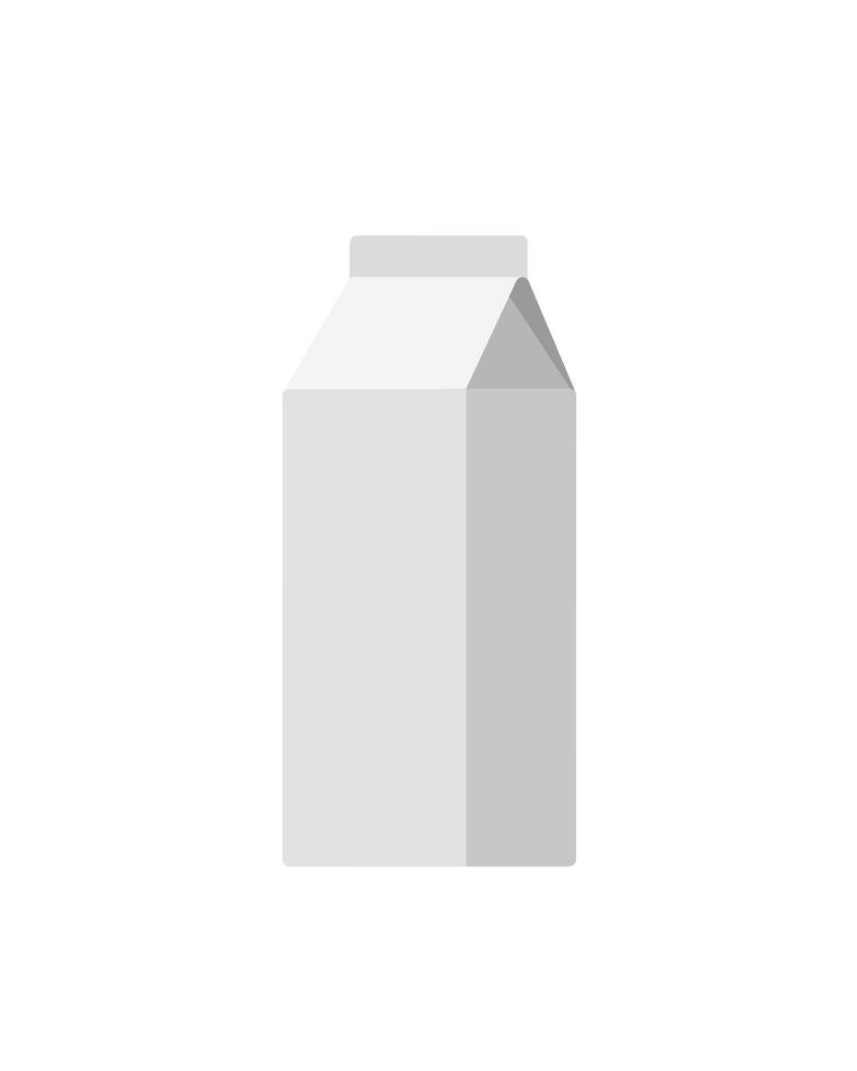 milk carton. Illustration in flat design style..Design for business vector