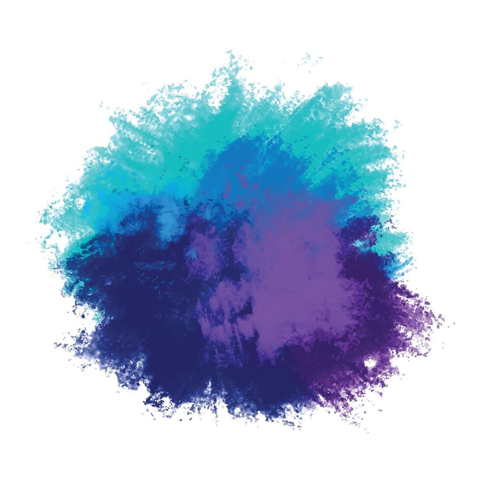 Abstract colorful splash on white illustration vector