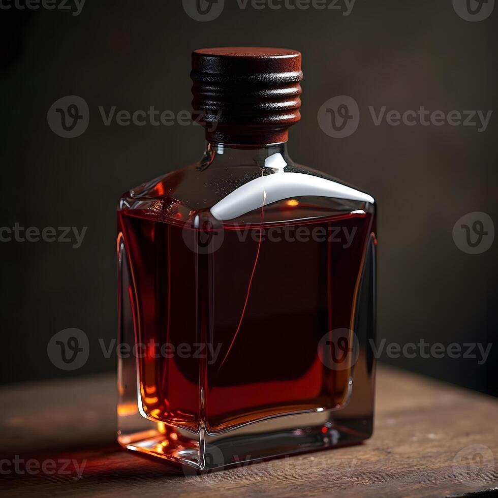 Whispers of Elegance A Mysterious Leather Scented Elixir photo