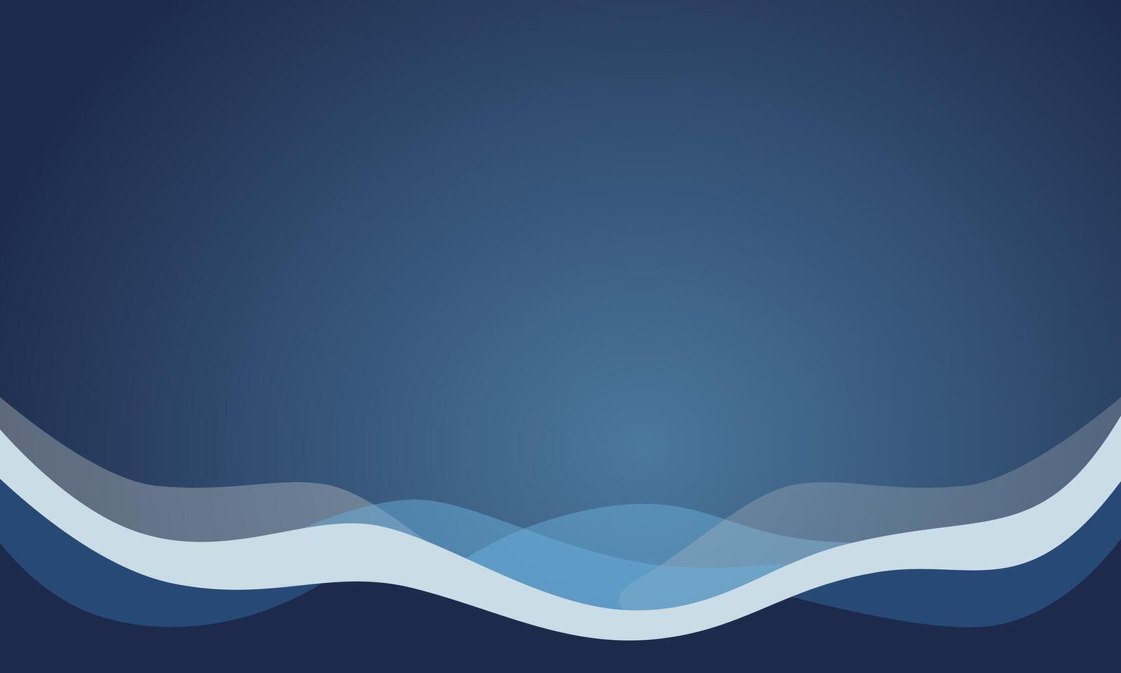 Blue Background Design With Abstract Shapes Below vector