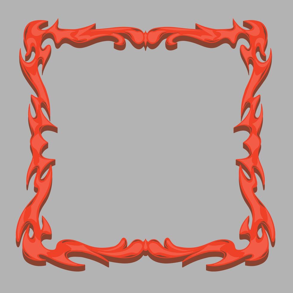 Decorative Frame with Abstract Design vector