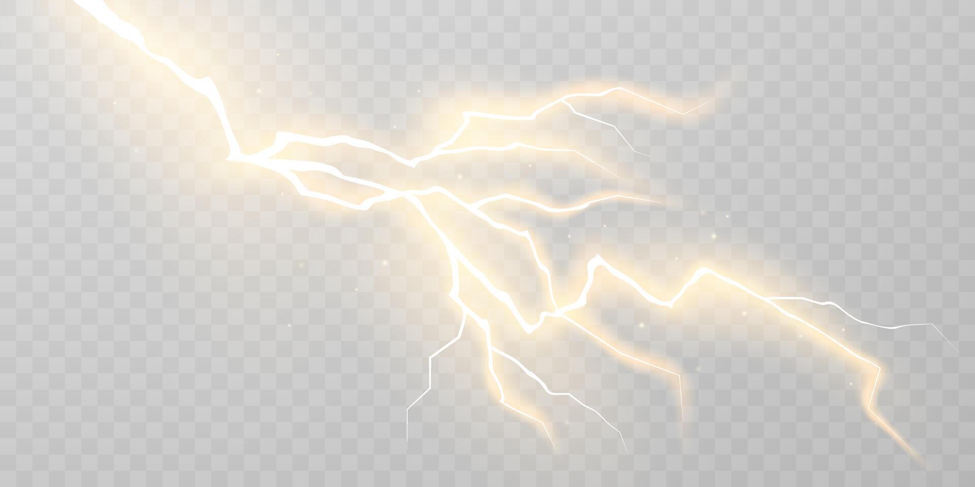 Lightning bolt illustration vector