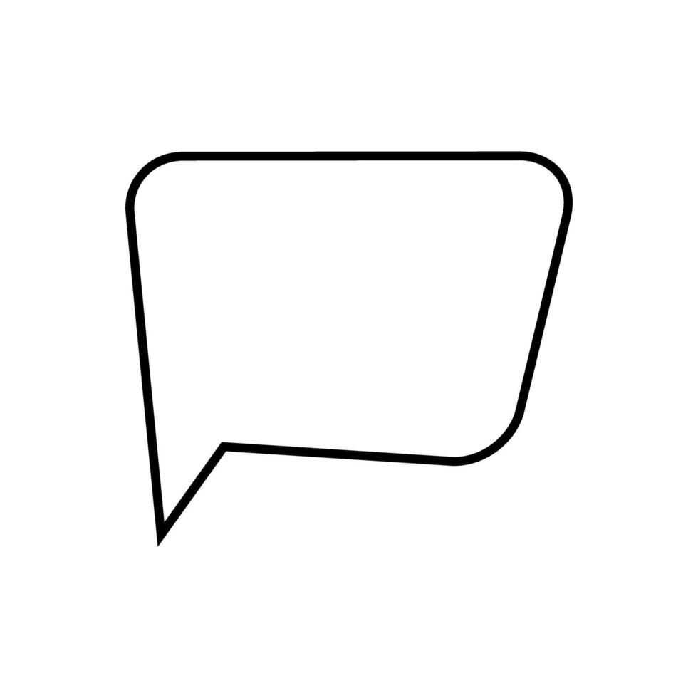 speech bubble icon over white background, illustration vector