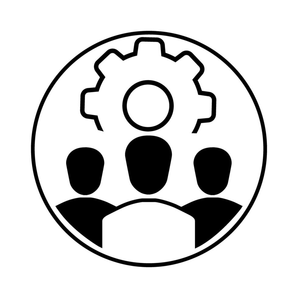Teamwork, team work, teamwork icon image. Can also be used for business management. Suitable for use on web apps, mobile apps and print media. vector