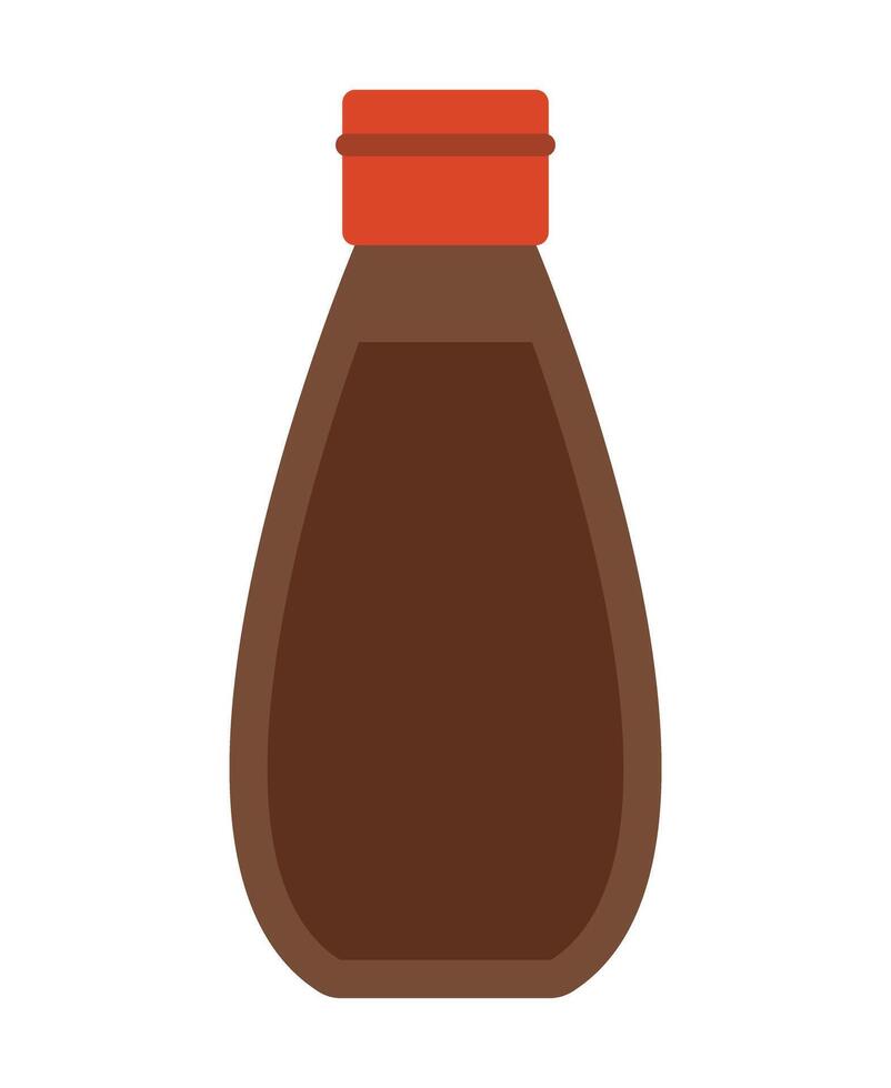 Japanese brown sauce icon. vector