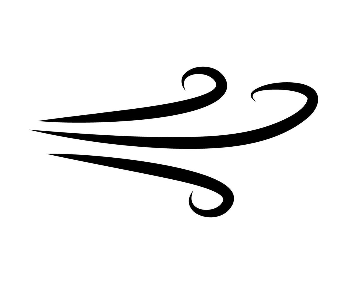 High wind symbol. Storm symbol. vector