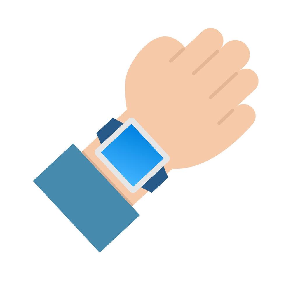 Flat design Smartwatch icon vector