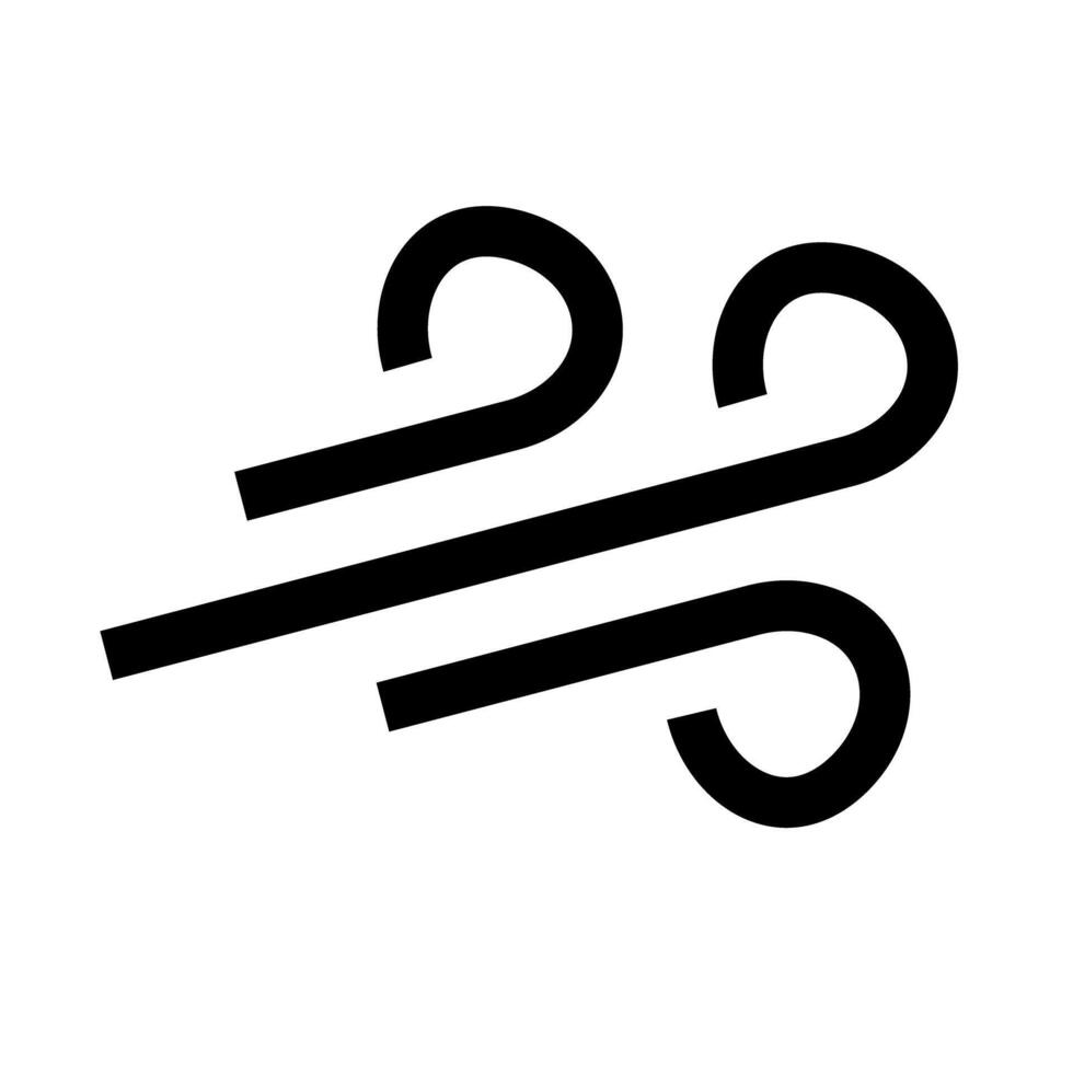 Wind Symbol. Breeze symbol. vector
