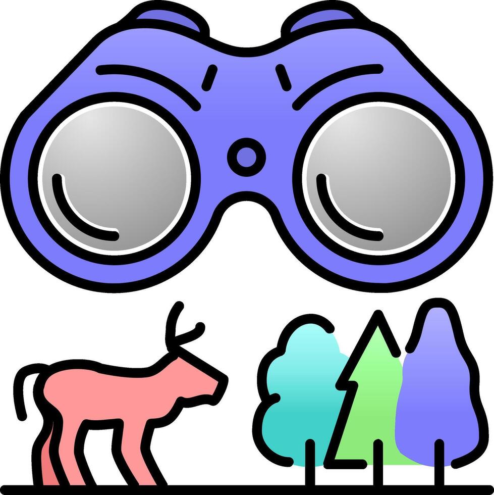 Biodiversity monitoring ecology icon. Environmental protection observed by a watchful eye. Sustainable ecology monitoring. vector
