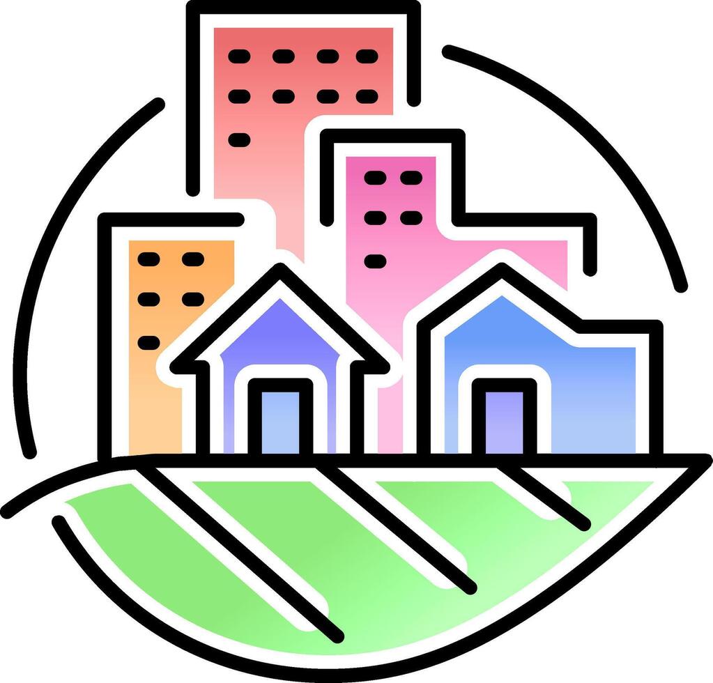 Green cities icon with eco friendly concept ideas. Ecology illustration vector