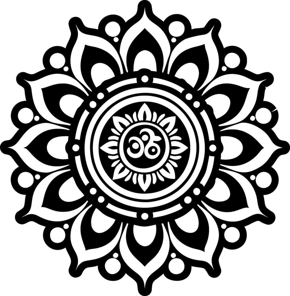 A glyph style icon of rakhi symbol vector
