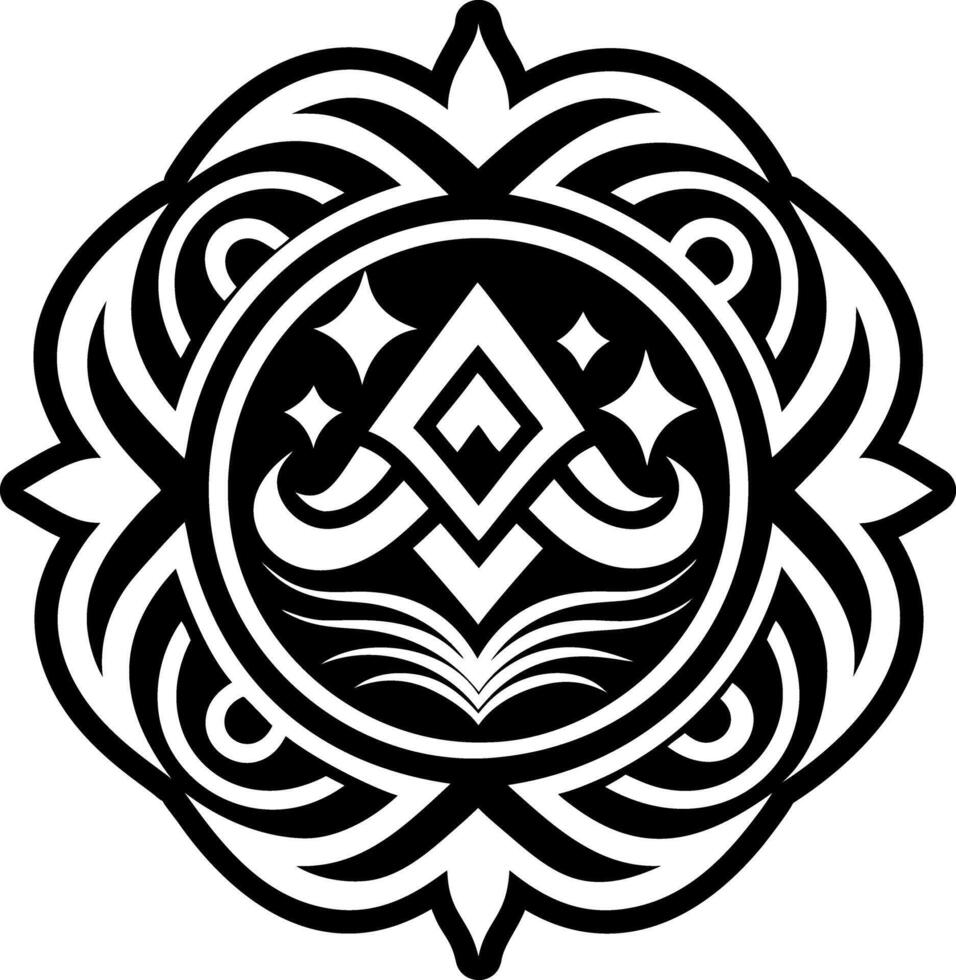 A glyph style icon of sacred river symbol vector