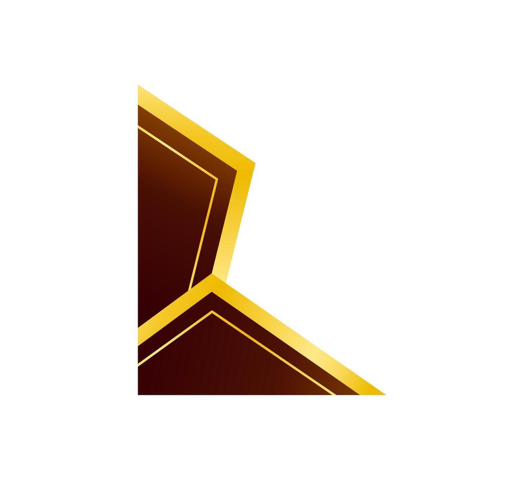 Gold and Brown Border for Certificates vector