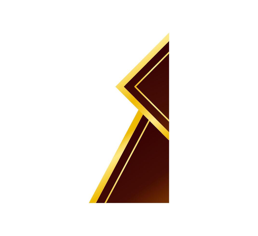 Premium Gold and Brown Certificate Design vector