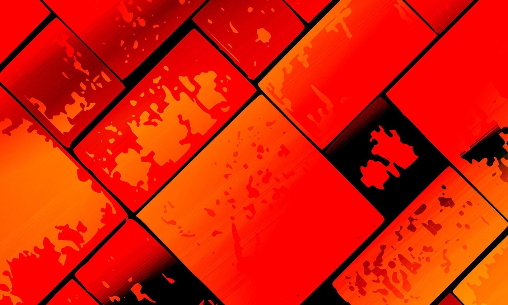 Diagonal red brick wall. artistic diagonal rectangle brick wall. vector