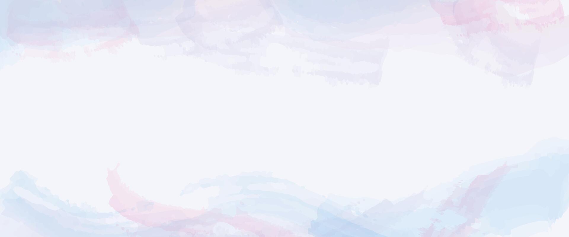 Soft Pastel Watercolor Abstract Background vector