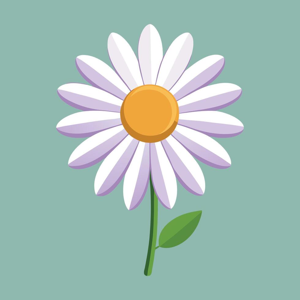 Daisy Flower Illustration for Floral, Botanical, and Nature Designs vector