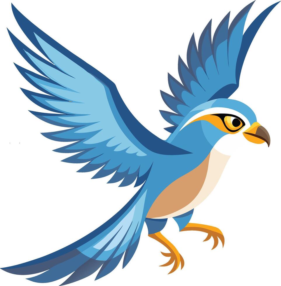 Hand-Drawn Flying Birds Illustration for Freedom, Nature, and Sky-Themed Designs vector