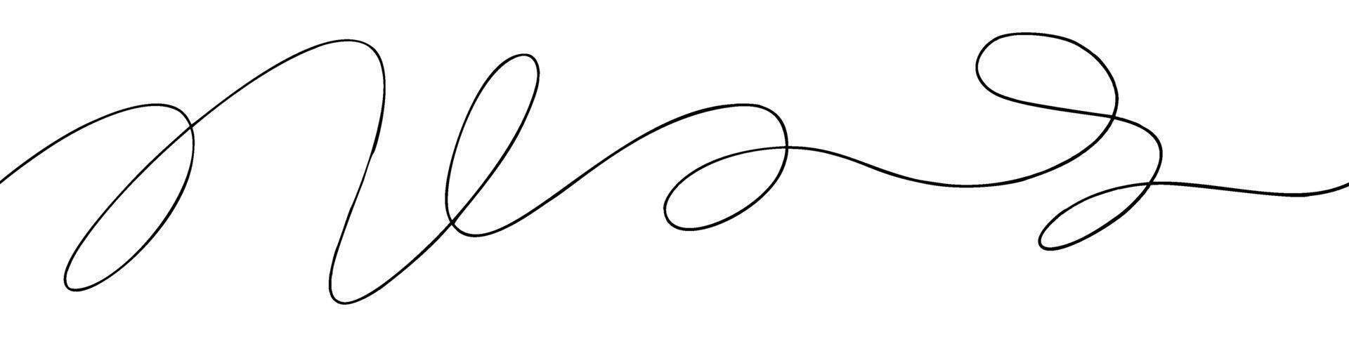 Swoosh, swash stroke set.Abstract wavy thin line. Squiggle elements. isolated illustration vector