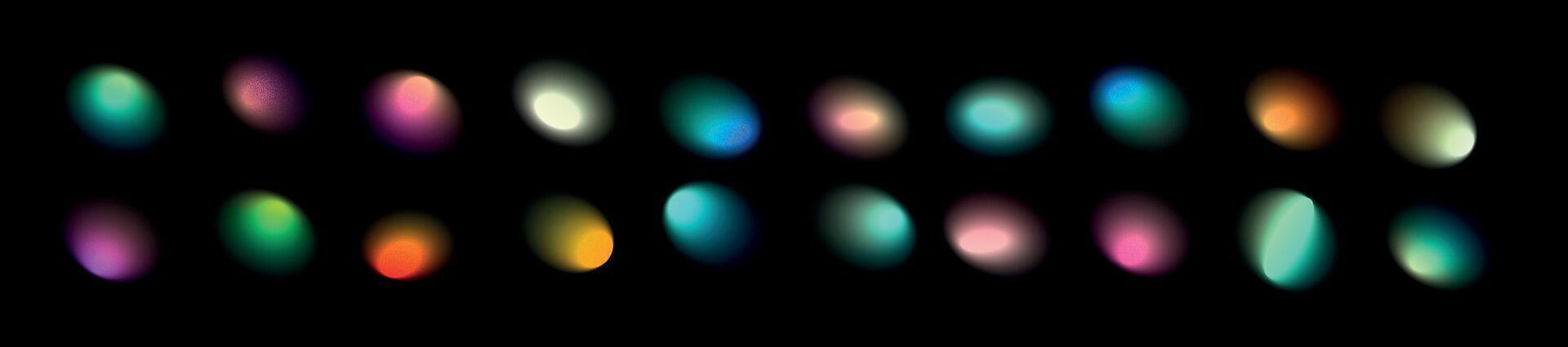 gradient background with abstract blur effect, blue and green color transition, grainy watercolor texture, fluid neon mesh design. Flat illustration isolated on white background. vector