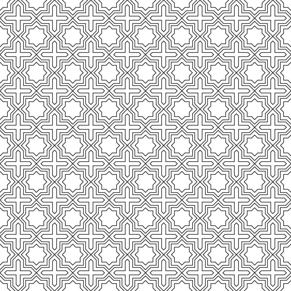 Islamic pattern background. Arabic style seamless pattern vector