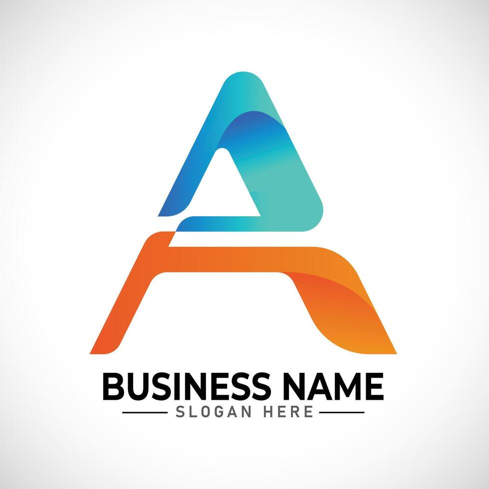 A abstract letter logo vector