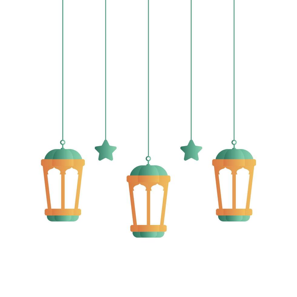 Lantern elemen design, arabic element, ramadan elemen, eid elemen, lantern ramadan vector