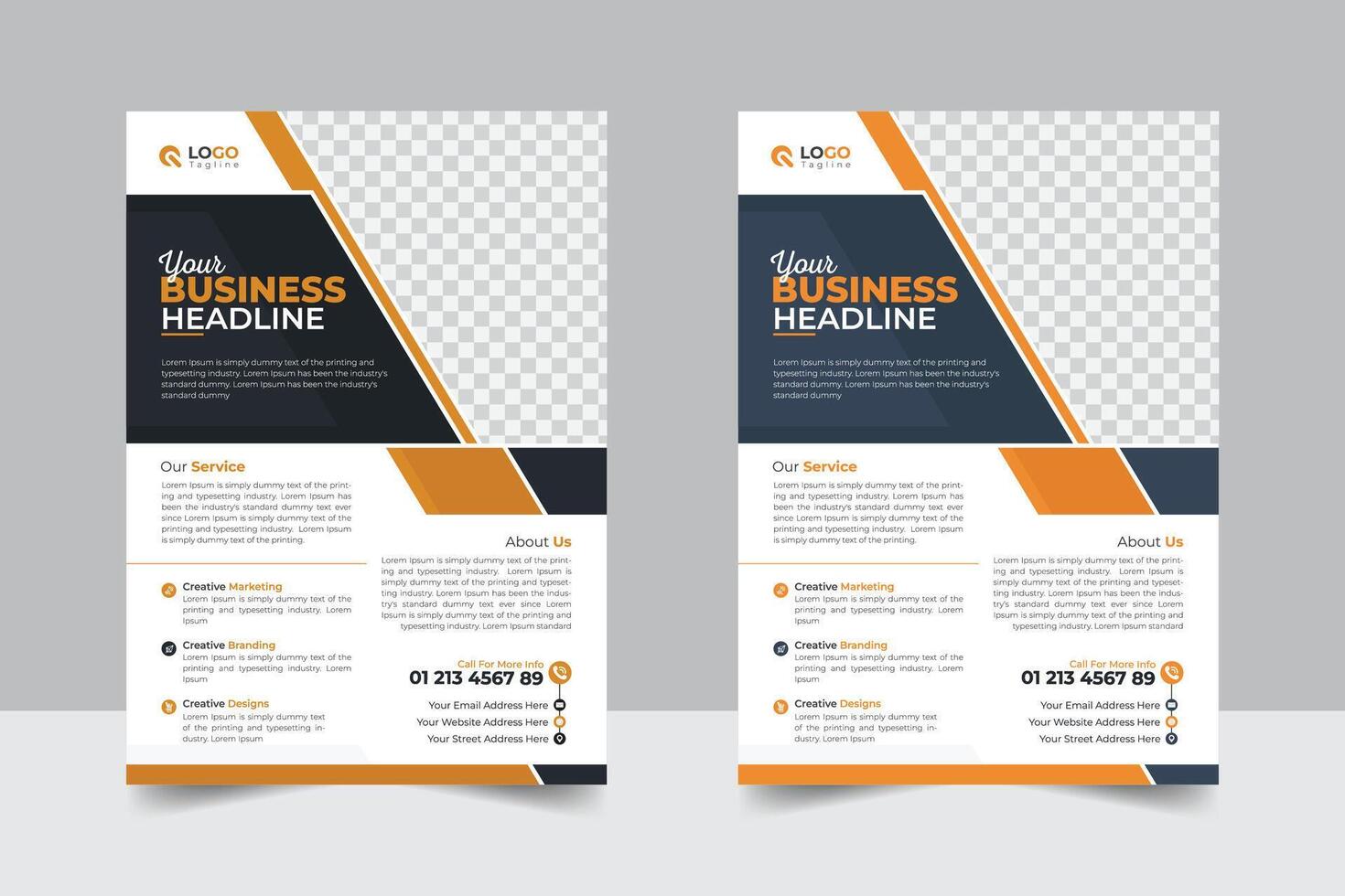 Corporate banners or leaflets, Business poster or flyer template, marketing poster, business promotion, corporate style business proposal or modern flyer design template. vector