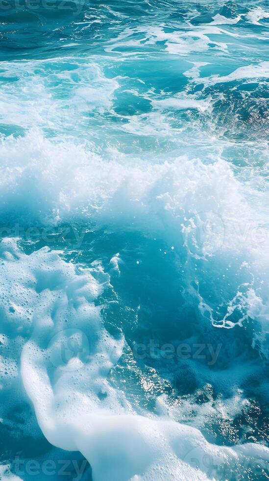 A person on a surfboard riding a wave photo