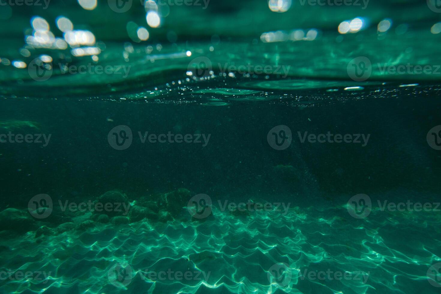 Abstract background of clear sea photo
